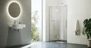 Душевая дверь Ravak Cool COSD2-120 X0VVGCA00Z1 120 см профиль хром стекло Transparent