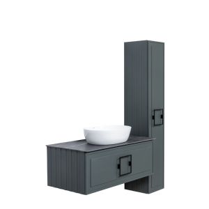 Тумба под раковину La Fenice Cubo Grigio FNC-02-CUB-G-90-GB 90 см