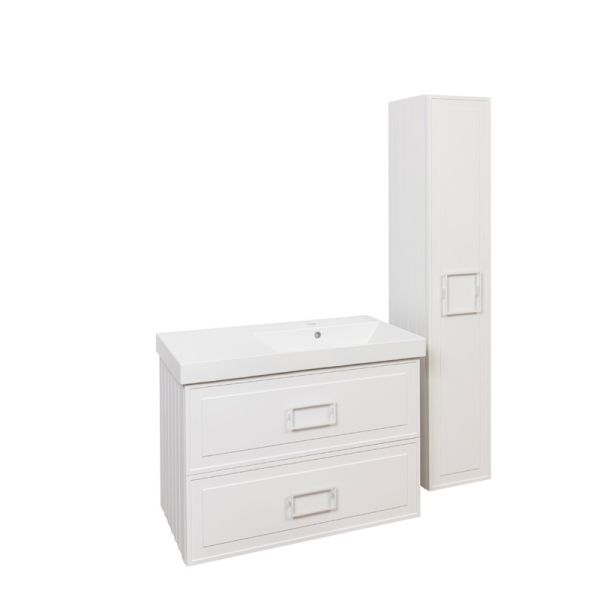 Тумба под раковину La Fenice Bianco Twin FNC-02-CUB-B-90R-2 90 см