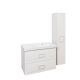 Тумба под раковину La Fenice Bianco Twin FNC-02-CUB-B-90R-2 90 см