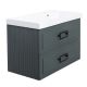 Тумба под раковину La Fenice Cubo Grigio Twin FNC-01-CUB-G-90R-2 90 см