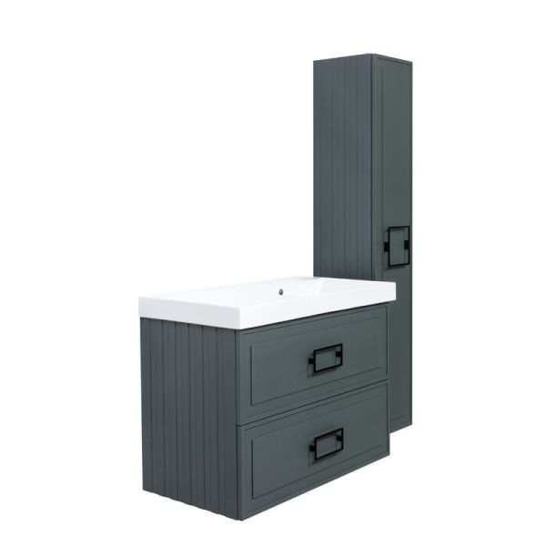 Тумба под раковину La Fenice Cubo Grigio Twin FNC-01-CUB-G-90R-2 90 см