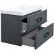Тумба под раковину La Fenice Cubo Grigio Twin FNC-01-CUB-G-90R-2 90 см