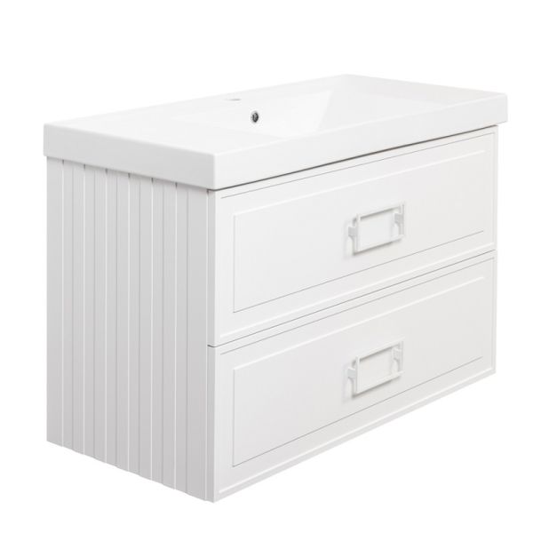 Тумба под раковину La Fenice Cubo Bianco FNC-02-CUB-B-100C-2 100 см
