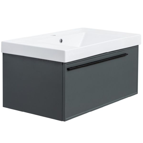 Тумба под раковину La Fenice Elba Grigio FNC-01-ELB-G-80C 80 см