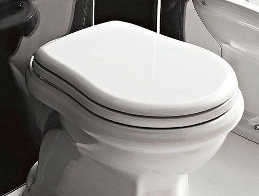 Сиденье для унитаза Kerasan Retro 109001 с крышкой белой