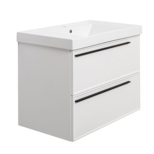 Тумба под раковину La Fenice Elba Bianco Twin FNC-01-ELB-B-80C-2 80 см