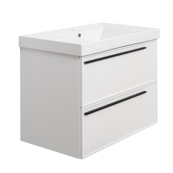 Тумба под раковину La Fenice Elba Bianco Twin FNC-01-ELB-B-80C-2 80 см