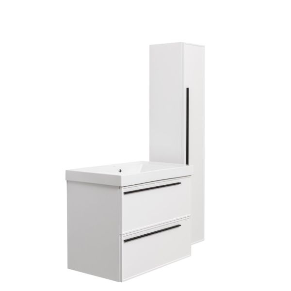 Тумба под раковину La Fenice Elba Bianco Twin FNC-01-ELB-B-80C-2 80 см