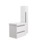 Тумба под раковину La Fenice Elba Bianco Twin FNC-01-ELB-B-80C-2 80 см