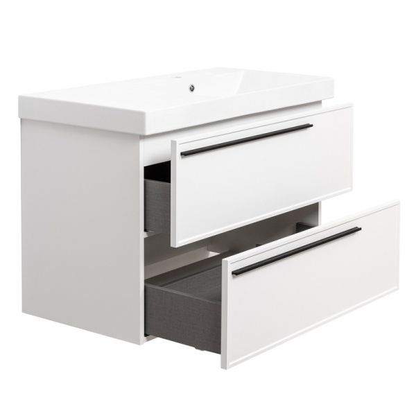 Тумба под раковину La Fenice Bianco Twin FNC-01-ELB-B-90R-2 90 см
