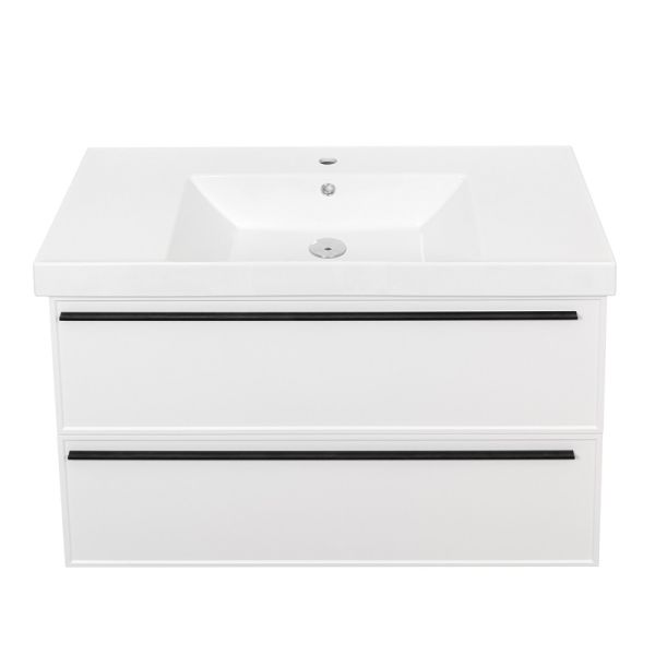 Тумба под раковину La Fenice Elba Bianco Twin FNC-01-ELB-B-100C-2 100 см
