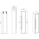 Шкаф-пенал La Fenice Elba Bianco FNC-05-ELB-B-30 30 см Шкаф-пенал La Fenice Elba Bianco FNC-05-ELB-B-30 30 см