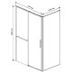 Душевой уголок Vincea Slim Soft 110x100 VSR-1SS1011CL профиль Хром стекло прозрачное