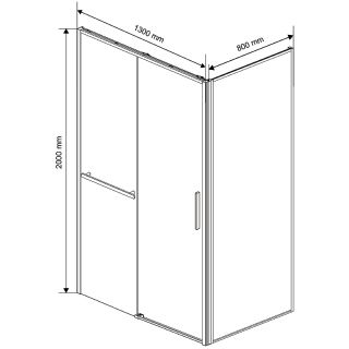 Душевой уголок Vincea Slim Soft 130x80 VSR-1SS8013CL профиль Хром стекло прозрачное Душевой уголок Vincea Slim Soft 130x80 VSR-1SS8013CL профиль Хром стекло прозрачное