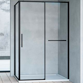 Душевой уголок Vincea Slim Soft 140x90 VSR-1SS9014CLB профиль Черный стекло прозрачное Душевой уголок Vincea Slim Soft 140x90 VSR-1SS9014CLB профиль Черный стекло прозрачное