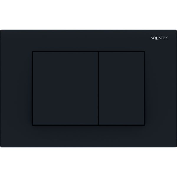 Комплект унитаза с инсталляцией Aquatek Set Aquatek Альтаир cm-012 4в1 с сиденьем Микролифт и Черной матовой клавишей смыва