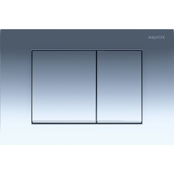 Комплект унитаза с инсталляцией Aquatek Set Aquatek Лира-010 4в1 с сиденьем Микролифт и клавишей смыва Хром глянцевый