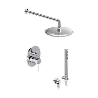 Встраиваемая душевая система Damixa Scandinavian Pure 936520000 со смесителем хром Встраиваемая душевая система Damixa Scandinavian Pure 936520000 со смесителем хром