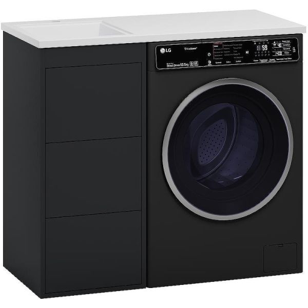 Напольная тумба под раковину Brevita Grafit УТ000015083 100 см Графит матовый