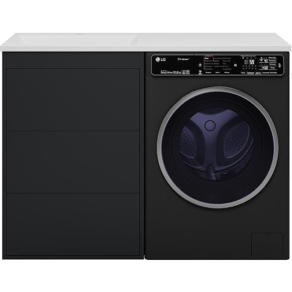 Напольная тумба под раковину Brevita Grafit 120 L УТ000015085 Графит матовый