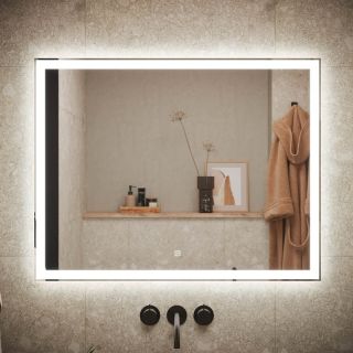 Зеркало с подсветкой Sancos City CI900 90см с сенсорным выключателем Зеркало с подсветкой Sancos City CI900 90см с сенсорным выключателем