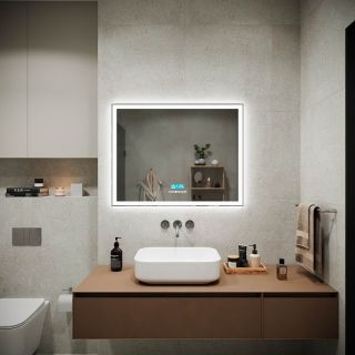 Зеркало с подсветкой Sancos City 2.0 CI2.900 90см с сенсорным выключателем Зеркало с подсветкой Sancos City 2.0 CI2.900 90см с сенсорным выключателем