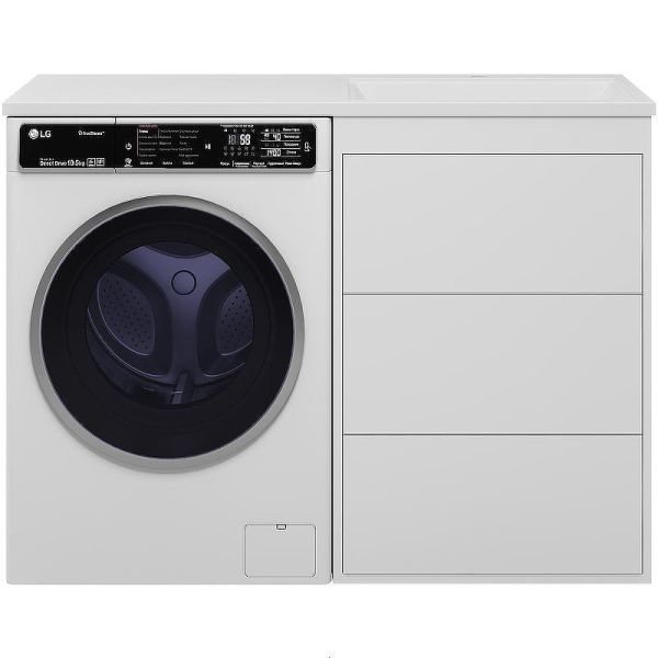 Напольная тумба под раковину Brevita Grafit 120 R УТ000015421 Белая матовая