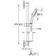 Душевой гарнитур Grohe Tempesta Cube 27576003 Хром