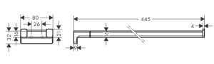 Полотенцедержатель Hansgrohe AddStoris 41770340