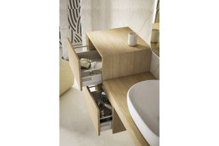 Подвесной шкафчик Cezares с выдвижным ящиком 41788 Rovere tabacco, 75x43x30