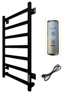 Электрический полотенцесушитель Тругор Пэк сп 20кв 80x40см чёрный Пэксп20кв/8040черныйВГП