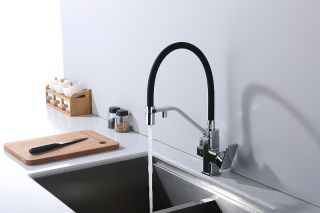 Смеситель для кухни Raglo R85.62 с подключением фильтра хром Смеситель для кухни Raglo R85.62 с подключением фильтра хром