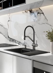 Смеситель для кухни Raglo R86.41.09 со съемным изливом на магните графит