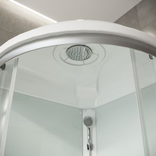 Душевая кабина Niagara Light L90/17 90x90 см профиль хром стекло прозрачное