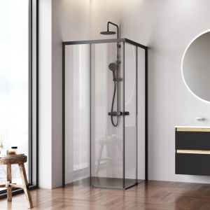 Душевой уголок Am.Pm X-joy W94G-403-9090-BТ1К 90x90 см без поддона чёрный матовый