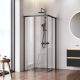 Душевой уголок Am.Pm X-joy W94G-403-9090-BТ1К 90x90 см без поддона чёрный матовый