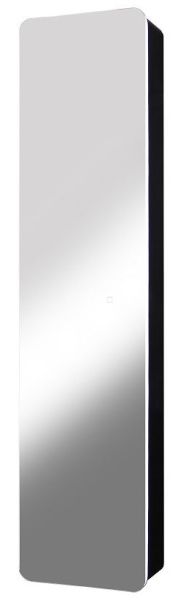 Зеркало-шкаф с подсветкой Art&Max Lecce 36см чёрный матовый AM-Lec-360-1560-1D-DS-F-Nero Зеркало-шкаф с подсветкой Art&Max Lecce 36см чёрный матовый AM-Lec-360-1560-1D-DS-F-Nero