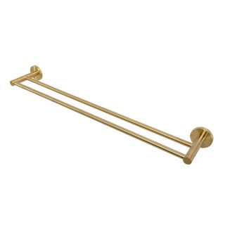 Полотенцедержатель двойной Cezares Релакс (Relax) RELAX-THD-65-BORO брашированное золото