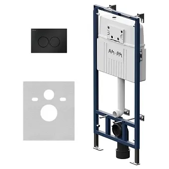 Инсталляция для подвесного унитаза Am.Pm MasterFit I012710.0138 с клавишей ProC L механическая черный