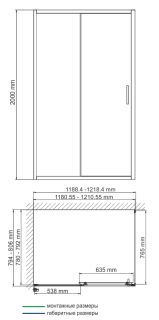 Душевой уголок Wasserkraft Main 41S06 120x80 см Душевой уголок Wasserkraft Main 41S06 120x80 см