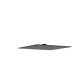 Верхний душ Boheme VENTURO (QUBIC) латунь Black  30*30cm черный