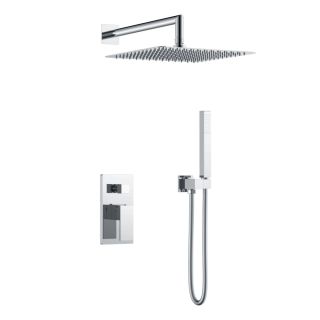 Верхний душ Boheme VENTURO (QUBIC) латунь Chrome 30*30cm хром