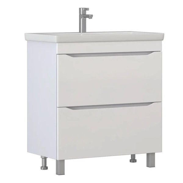 Тумба под раковину напольная Vigo Grani 203 80 см белый