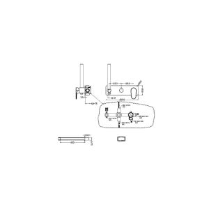 Душевая лейка Boheme  Spectre Gold золото