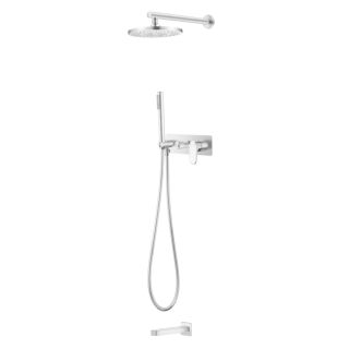 Верхний душ Boheme Spectre Matt White 30cm  пластик белый матовый