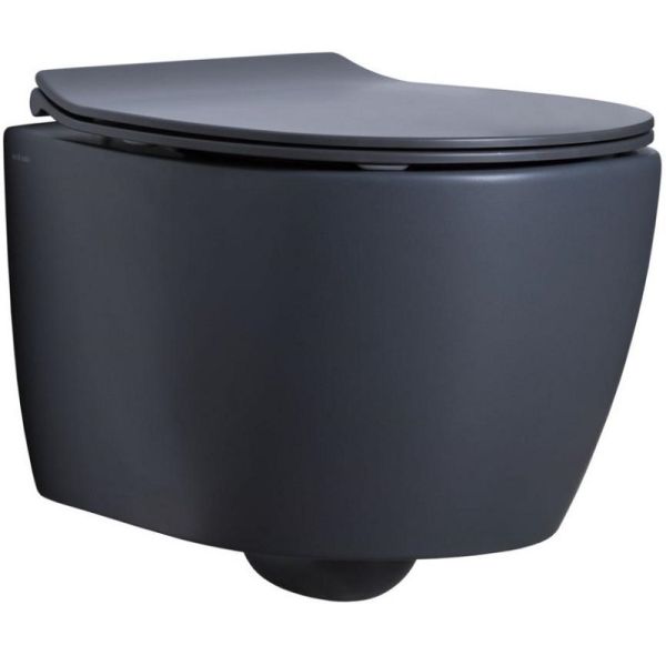 Подвесной унитаз Allen Brau Fantasy 4.11004.AN безободковый антрацит