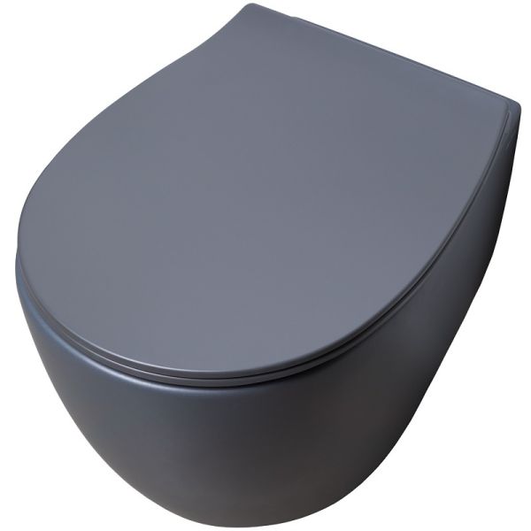 Подвесной унитаз Allen Brau Fantasy 4.11004.AN безободковый антрацит