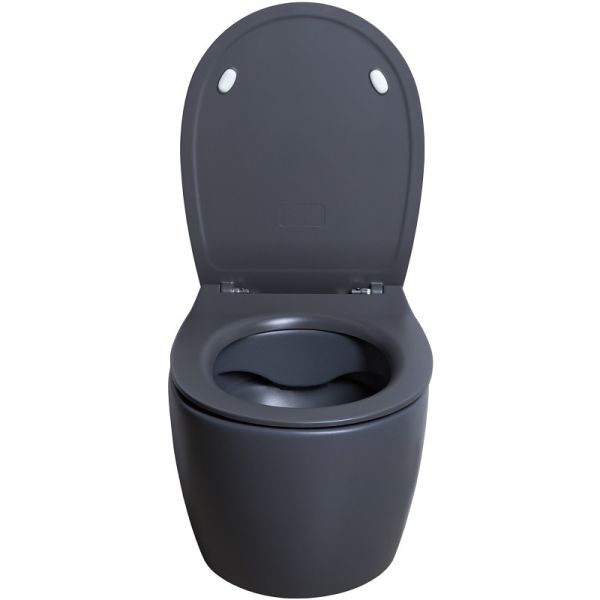 Подвесной унитаз Allen Brau Fantasy 4.11004.AN безободковый антрацит