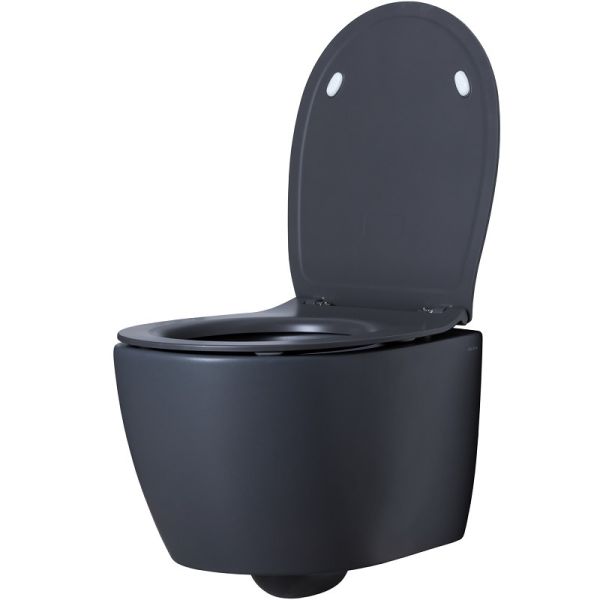 Подвесной унитаз Allen Brau Fantasy 4.11004.AN безободковый антрацит